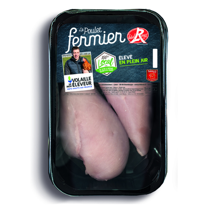 Filets de poulet fermier Label Rouge
