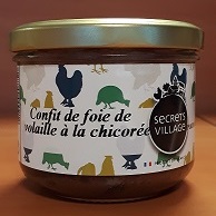 Confit de foie de poulet de Licques à la chicorée