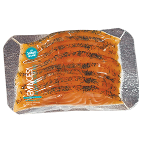 Émincé de saumon à l’aneth