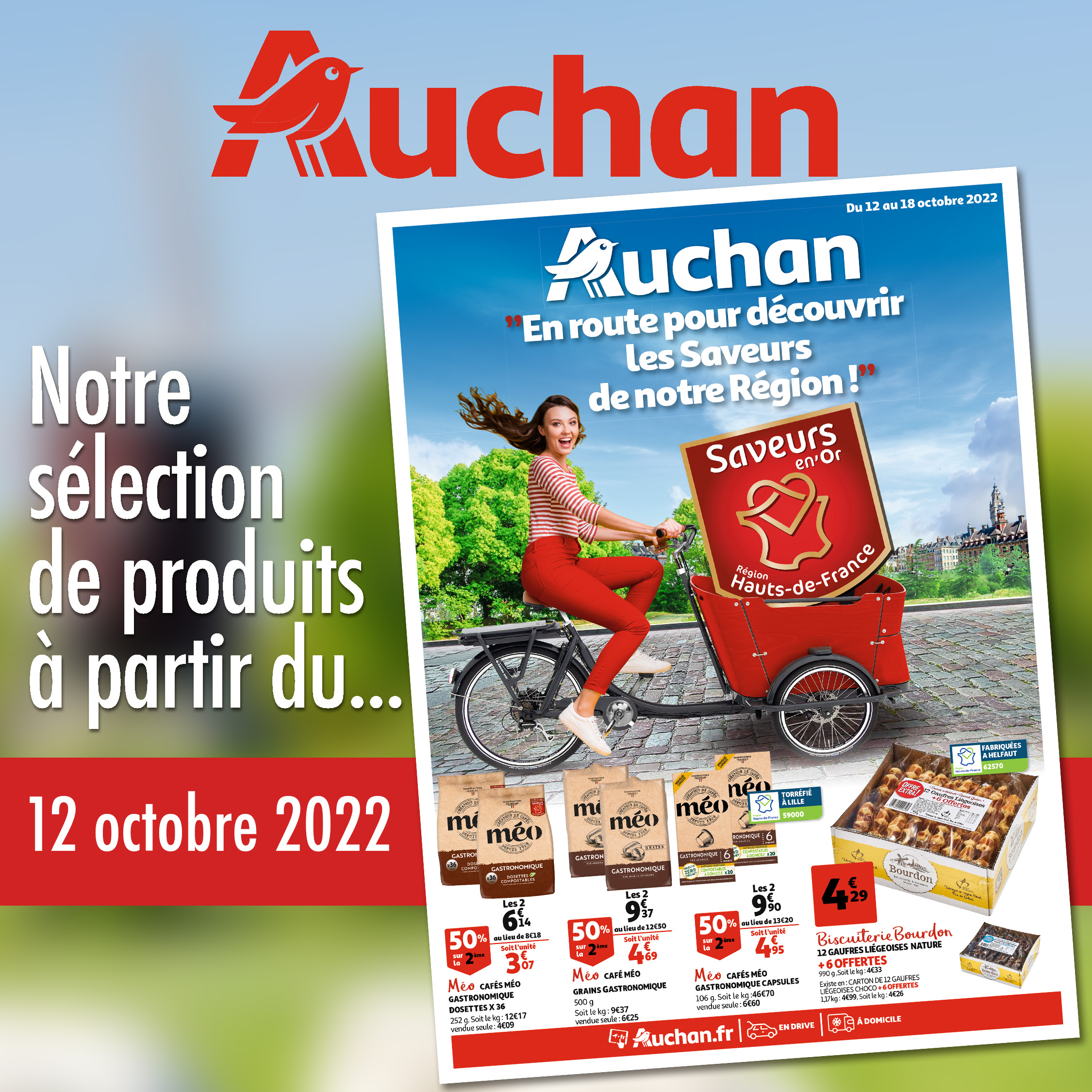 Avec Auchan, en route pour découvrir les saveurs de notre Région ! 