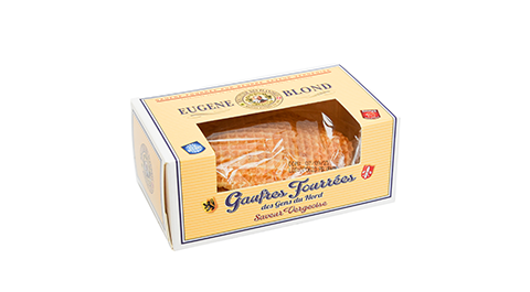 Gaufre fourrée vergeoise Blond