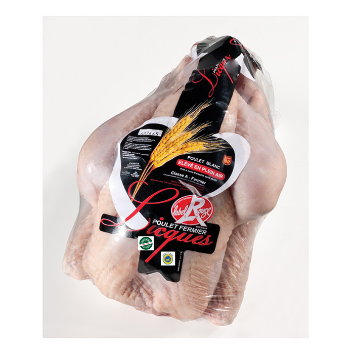 Poulet fermier de Licques label rouge