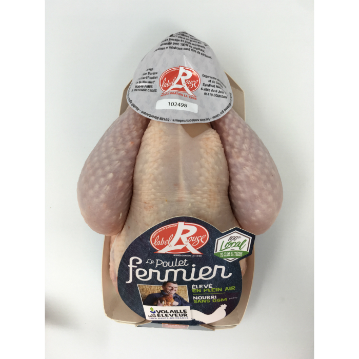Poulet fermier Label rouge – PAC sous film