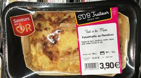 Patatiflette au maroilles