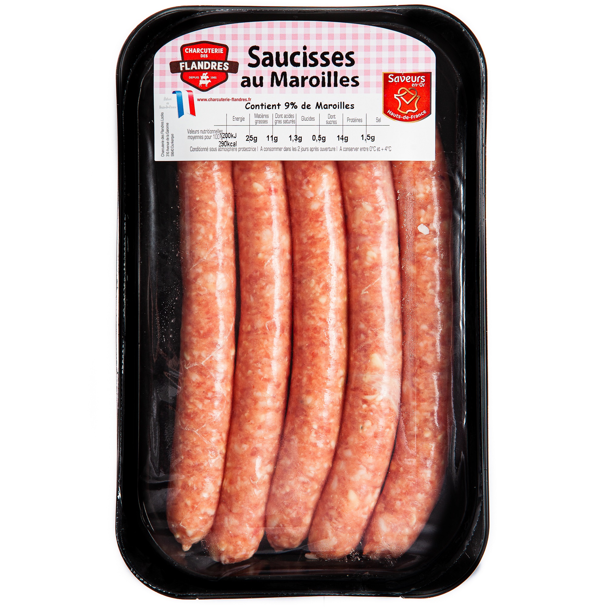 Saucisses au Maroilles