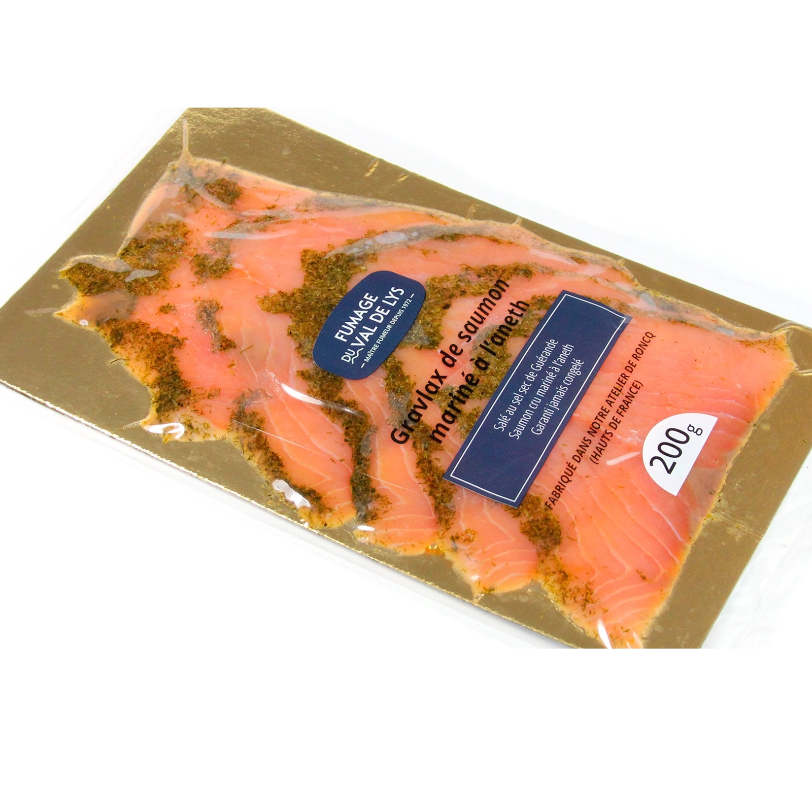 Gravlax de saumon mariné à l&rsquo;aneth