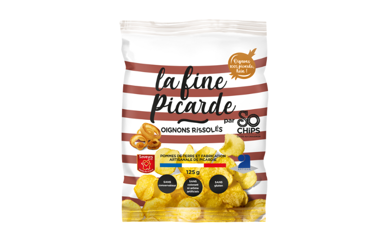 Chips oignons rissolés