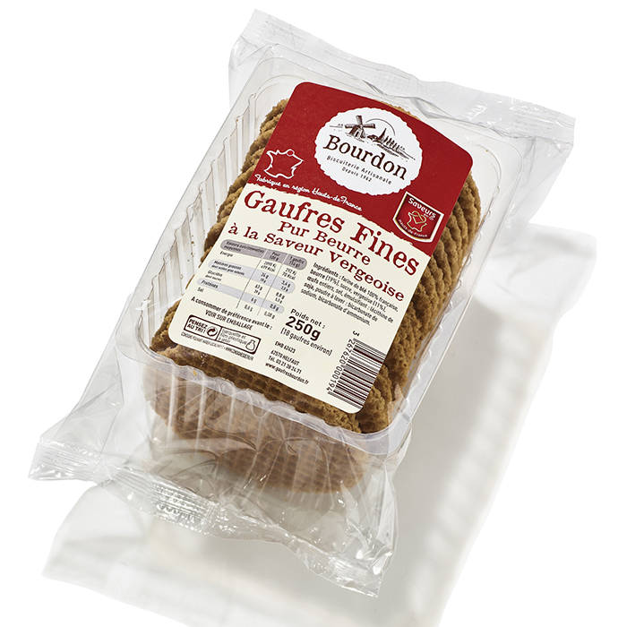 Gaufres fines pur beurre à la saveur vergeoise