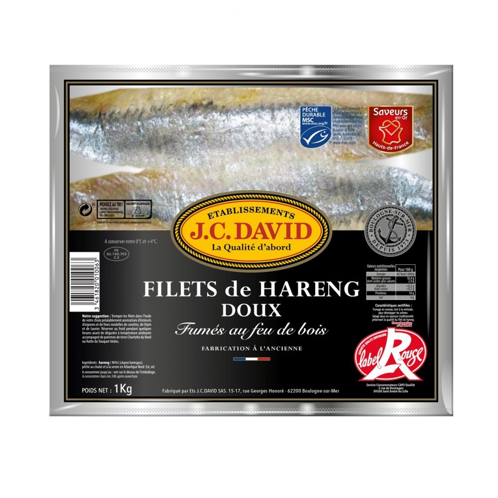 Filet de hareng doux sous vide