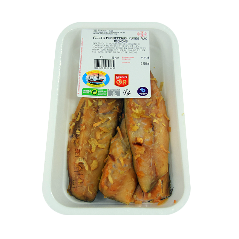 Filets de maquereau aux oignons
