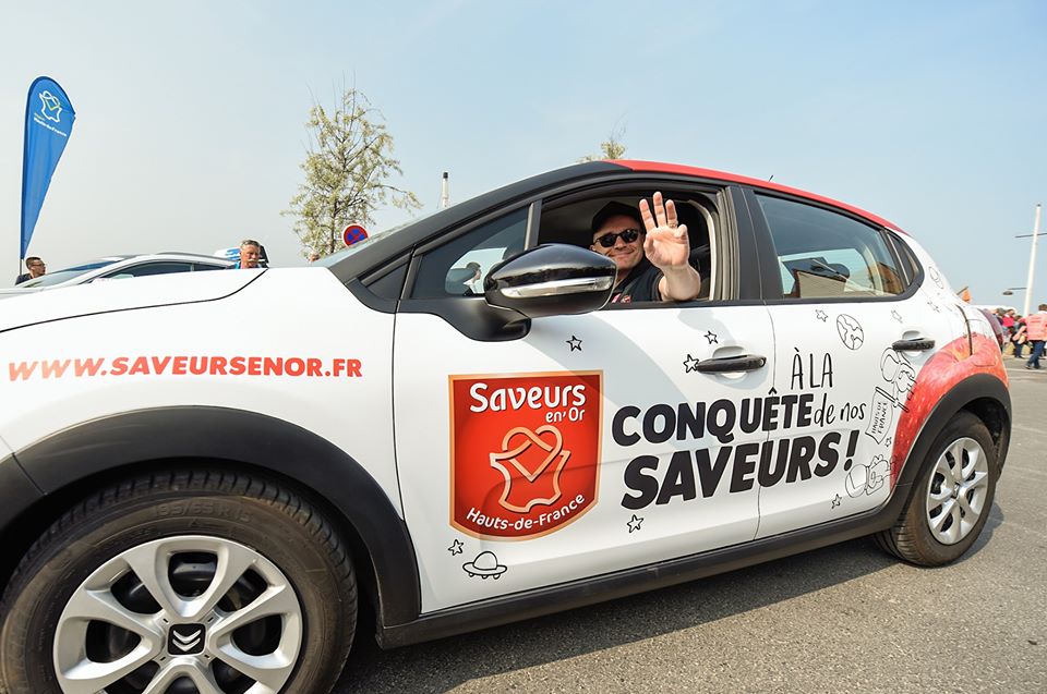 Saveurs en’Or dans la caravane des 4 jours de Dunkerque