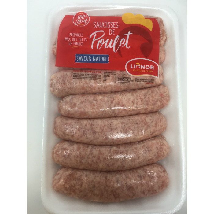 Saucisses de filet de poulet au fromage