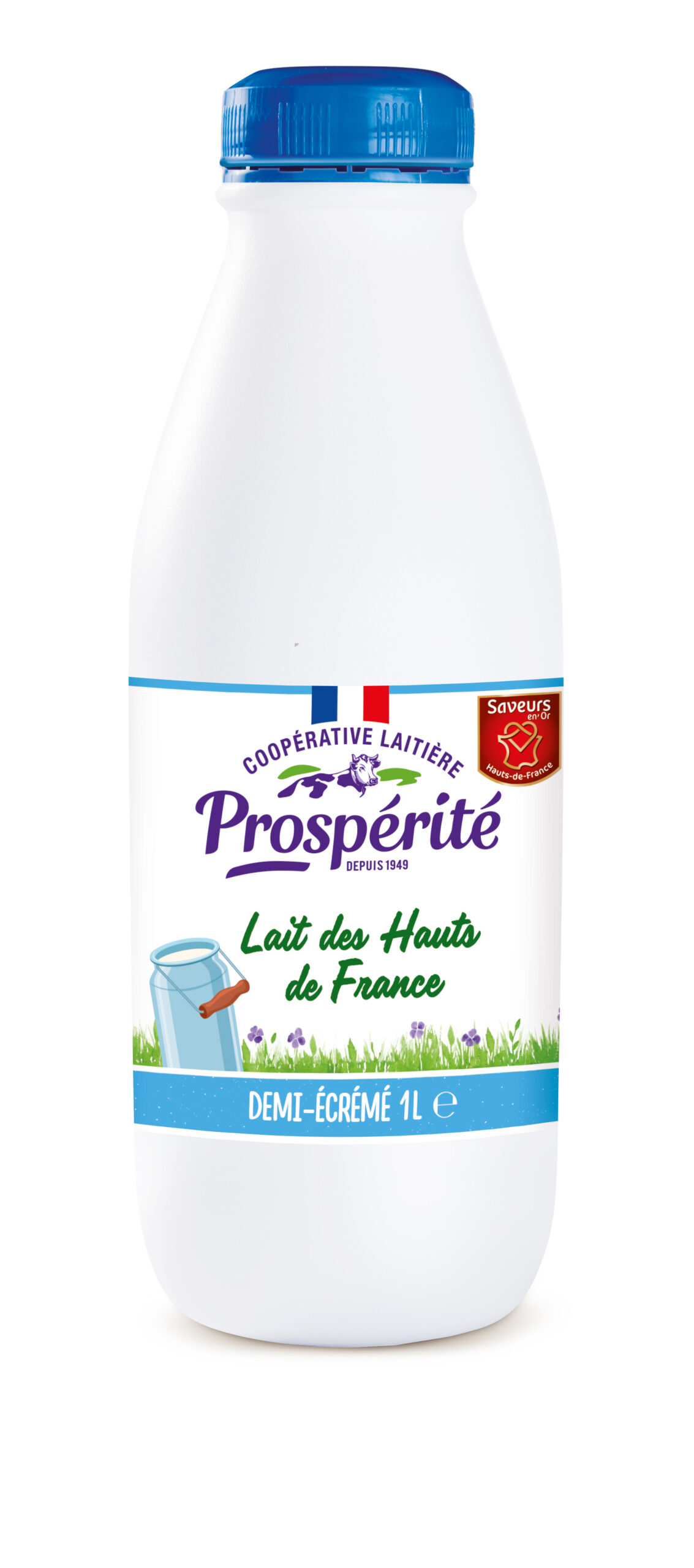 Lait demi-écrémé 1L