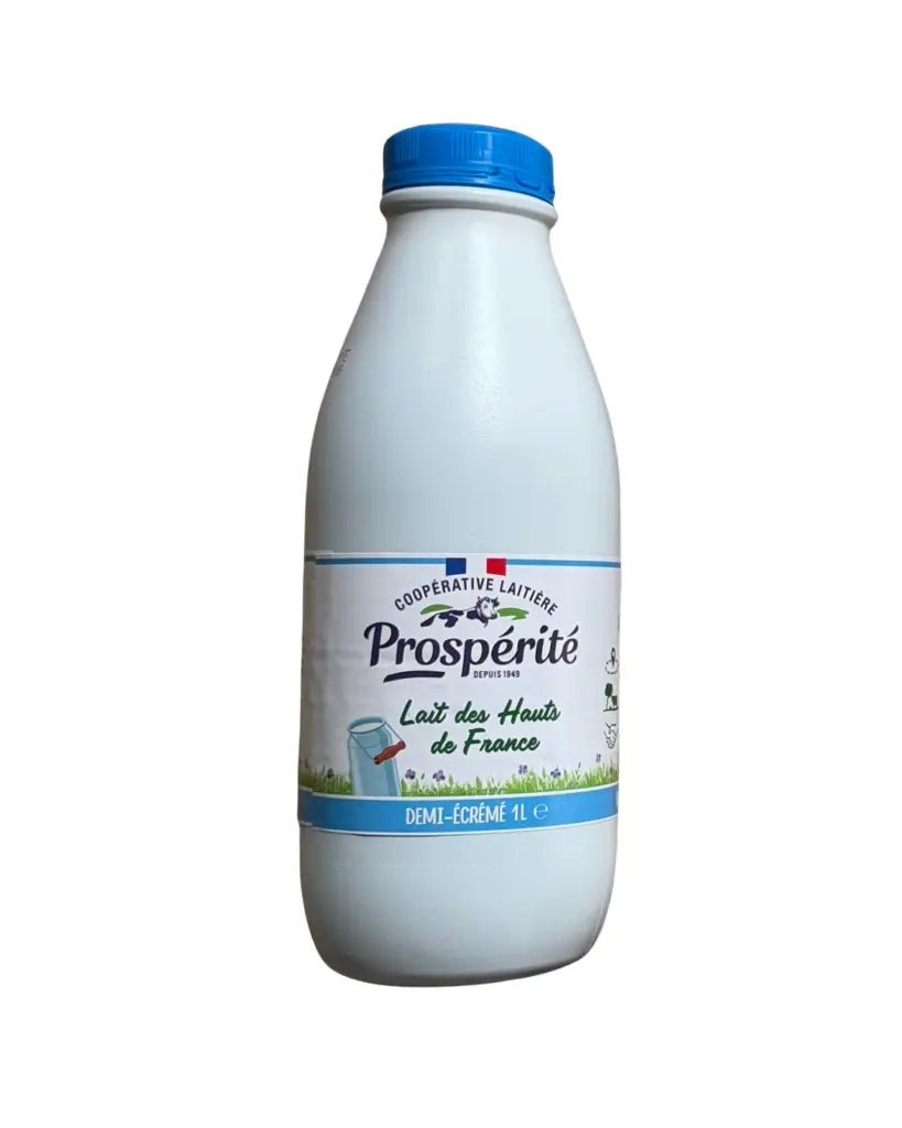 Lait demi-écrémé