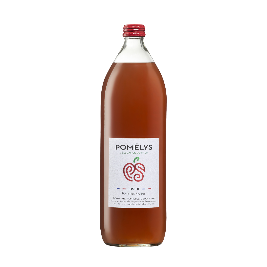 Jus de pommes fraises