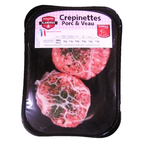 Crépinettes Porc et Veau 140gr x2