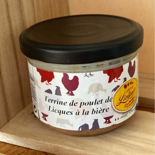 Terrine de poulet de Licques à la bière